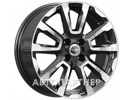 K&K KC1026 6.5x16 4x100 ET43 60.1 Алмаз черный Vesta Cross